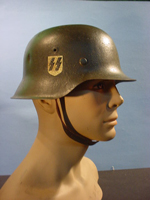 Refurbished Waffen SS M-35 Helmet